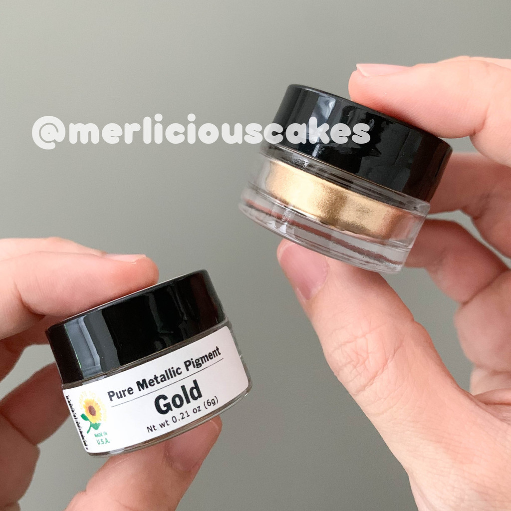 

6 Gram Gold Highlighter Lustre Dust Non Toxic Sunflower Sugar Art