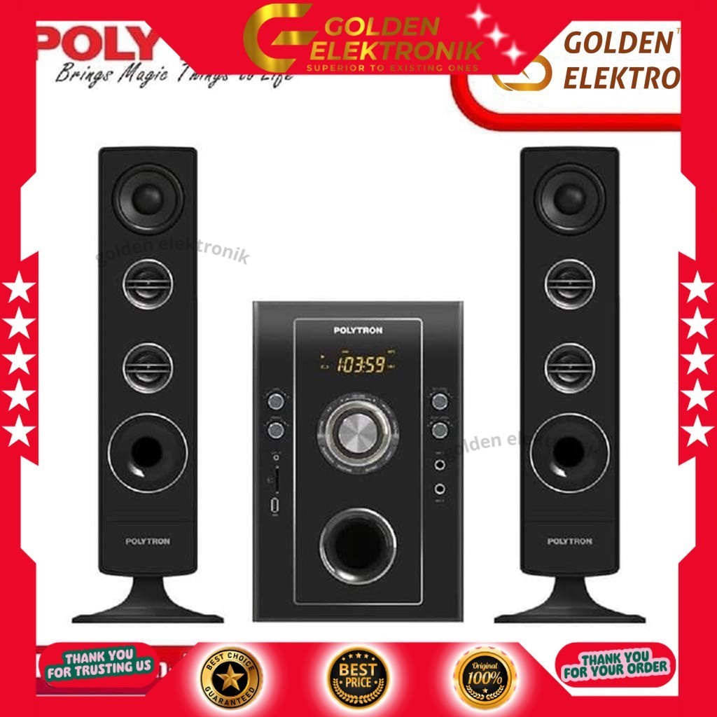 SPEAKER AKTIF POLYTRON PMA-9506 PMA 9506 PMA9506 MULTIMIDEA SPEAKER