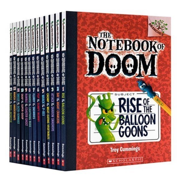 The Notebook Of DOOM/Buku Novel Scholastic anak-anak 14buku