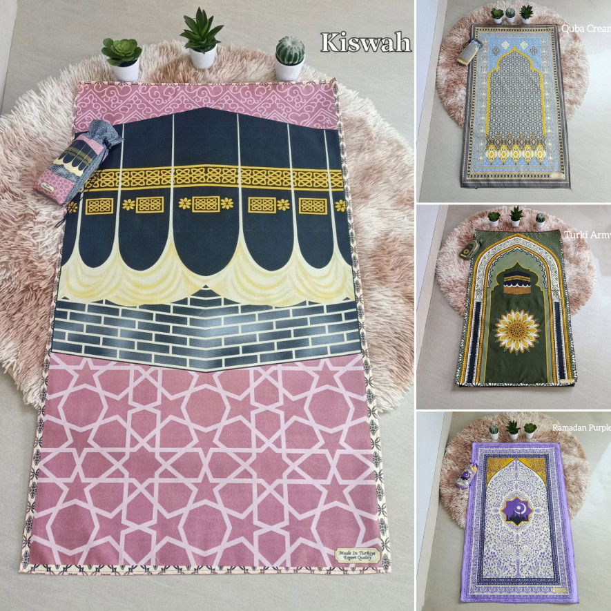 Sajadah Travel Sejadah Traveling pouch souvenir umroh Sajadah Jumbo Sajada Mukena Traveler Praktis A