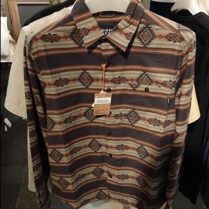 EIGER KEMEJA PRIA BENTAYAN FLANNEL - BROWN