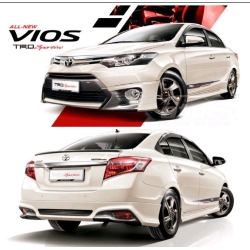 bodykit vios gen 3 trd malaysia bahan frp1 grt indonesia sl5
