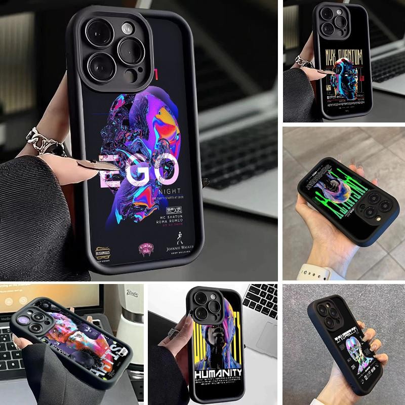 Softcase For OPPO A60 A60 5G A40 A40M Case Lembut Silikon Cool Artistic Mannequin Lens Protection Ca