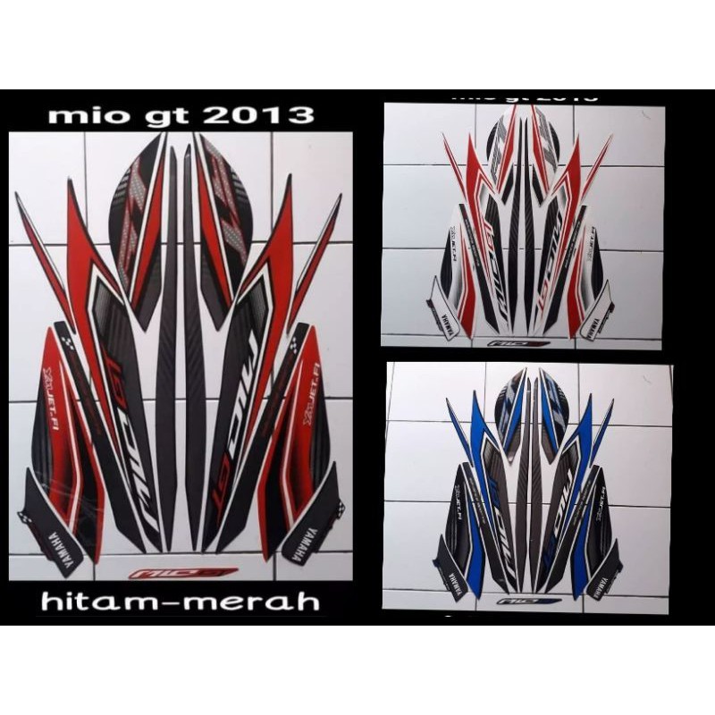 STICKER STRIPING LIS LES BODY MOTOR YAMAHA MIO GT 2013
