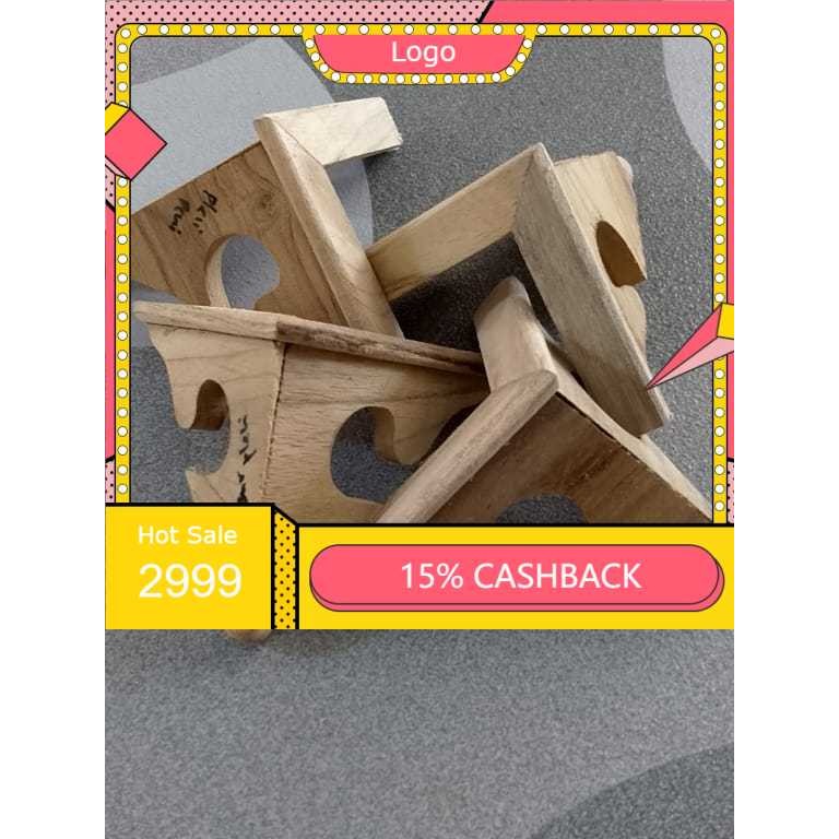 dafda KAKI BNR KAKI SANGKAR BNR MENTAH 1 SET ISI 4 PCS UNTUK KAKI BAWAH KANDANG KOTAK MODEL KOSAN KH