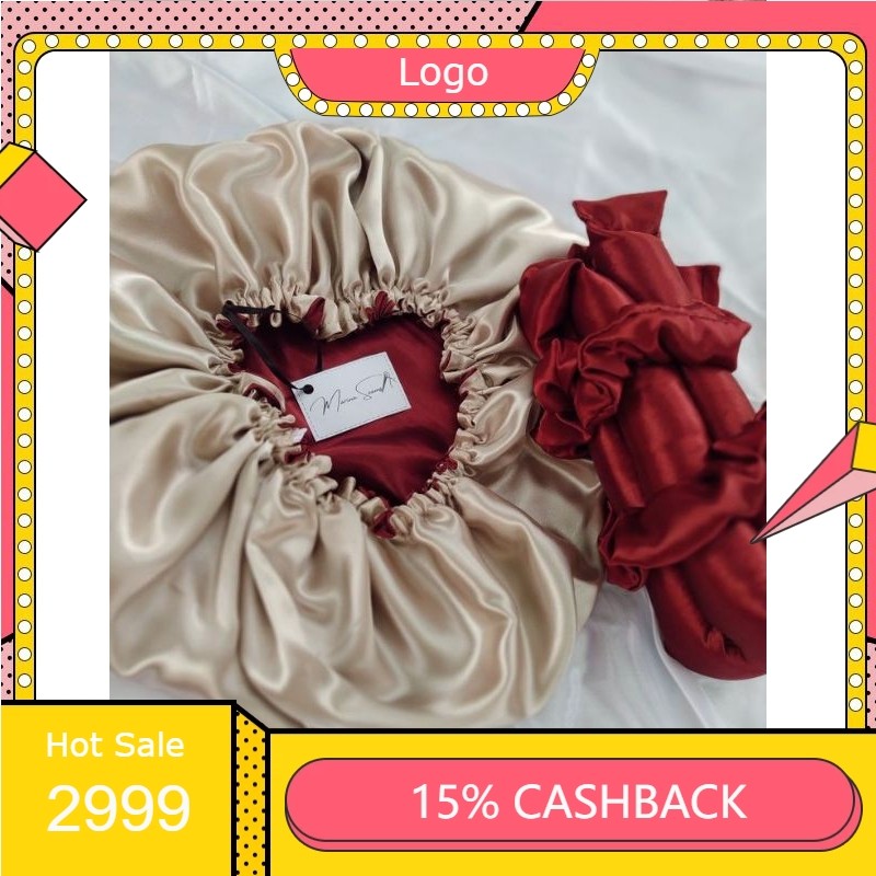 dafda [H74]HAIR BONNET SIlk - SUTRA SILK satin bonnet - Hair bonnet silk / hair bonnet berkualitas H