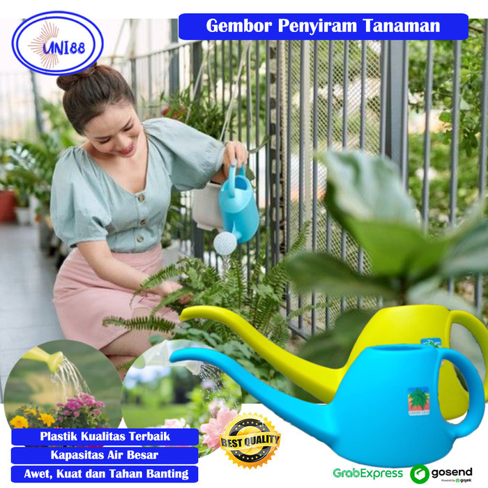 Gembor Penyiram Tanaman / Gembor Air Siram Tanaman / Siraman Bunga Tanaman Hias Green Leaf Cosmos Al