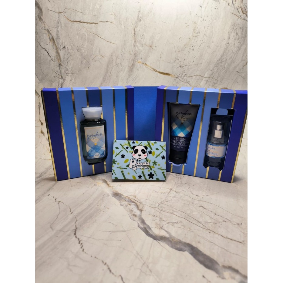 

[Best]PROMO Parsel Ramadan Bath and Body Works Travel Gift Set Flip Box - Gingham