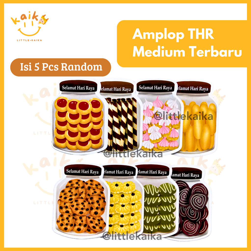 

LITTLE KAIKA | (ISI 5 Pcs) Amplop THR Lebaran 3D Cromboloni Viral Series Cake 2025 / Angpao THR Unik / Amplop Lebaran Idul Fitri 2025 Amplop Murah Lucu