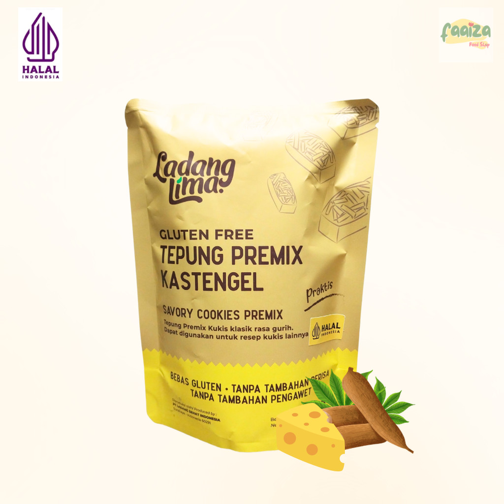 

Ladang Lima Tepung Premix Kastengel Instan 150gr Gluten Free