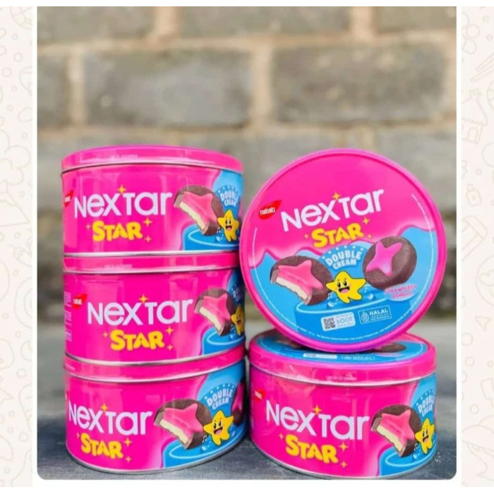 

Nextar Star Strawberry Vanilla 1 Karton isi 12 Tin