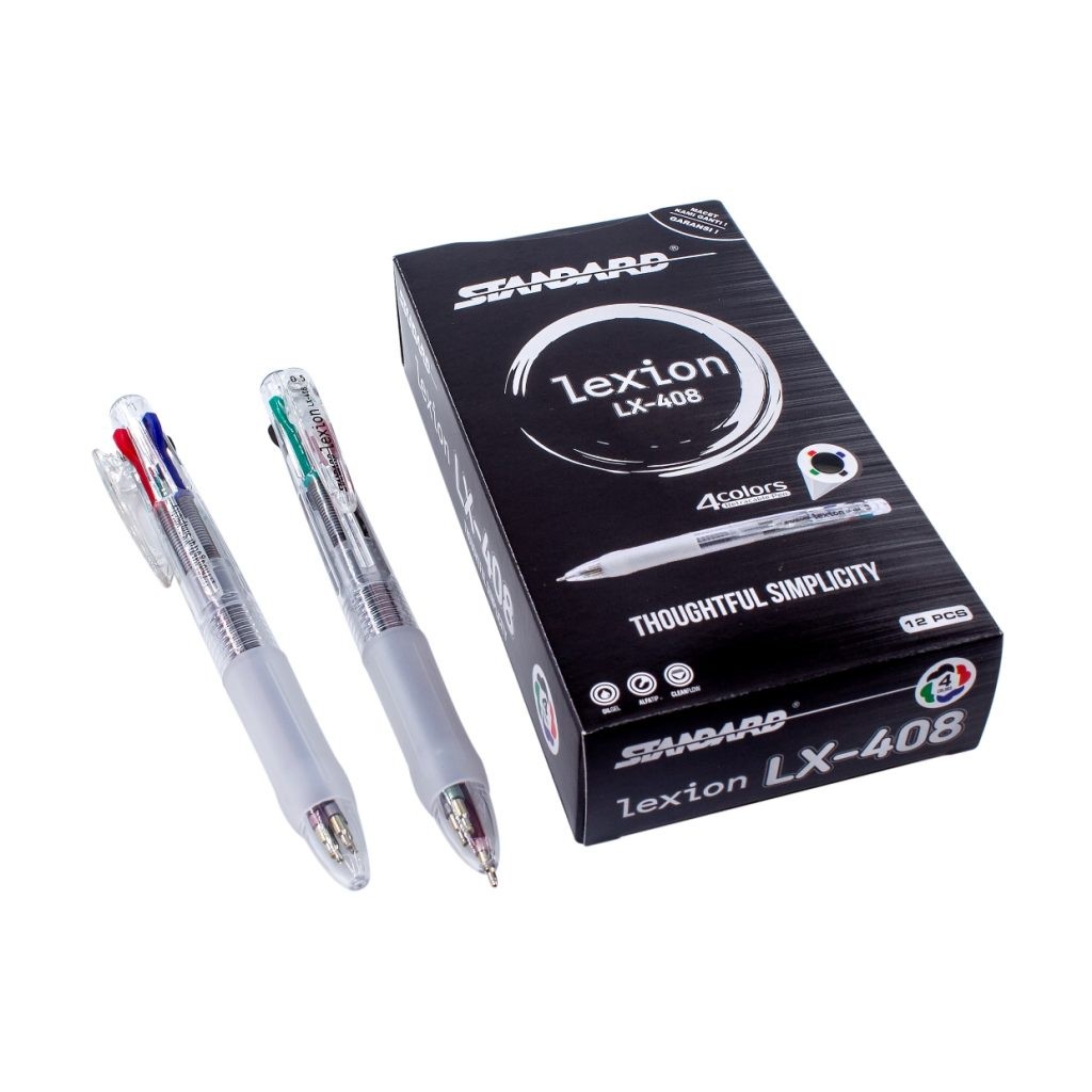 

BOLPEN STANDARD 4 WARNA LEXION LX-408/ BOLPEN 621312452