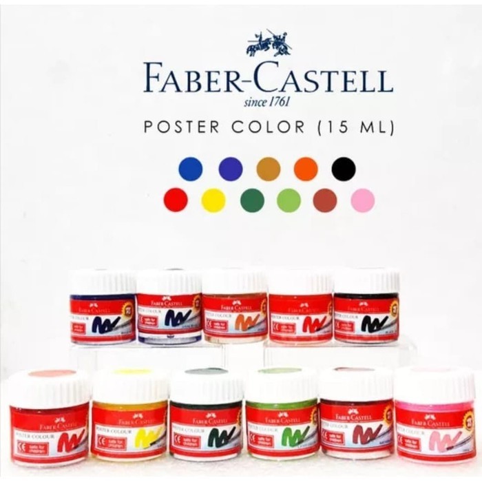 

CAT POSTER COLOUR WASHABLE FABER-CASTEL 15ML
