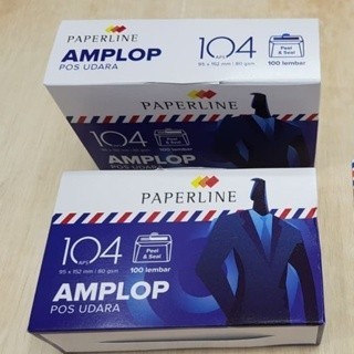 

MDP Paperline Amplop No 104 ( 1 pack isi 25 lembar )