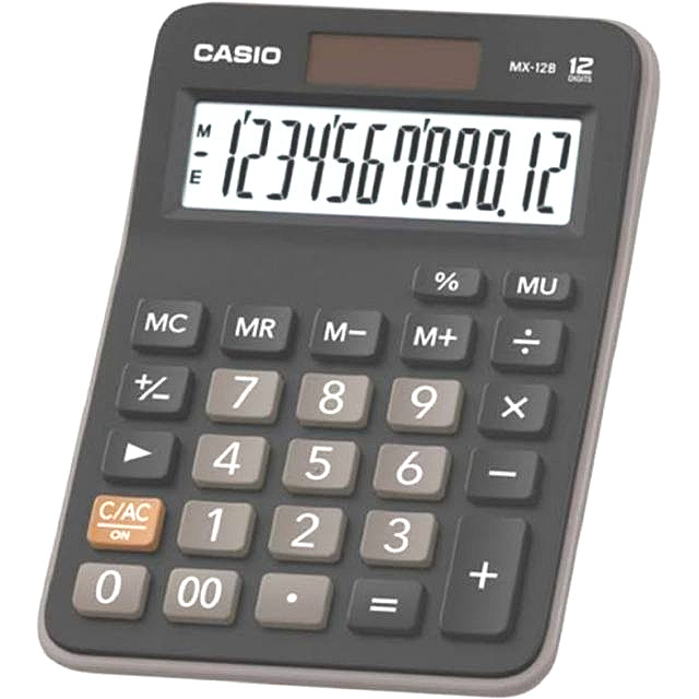 

KALKULATOR CASIO MX-12B - ORIGINAL CALCULATOR KASIO MESIN HITUNG UANG
