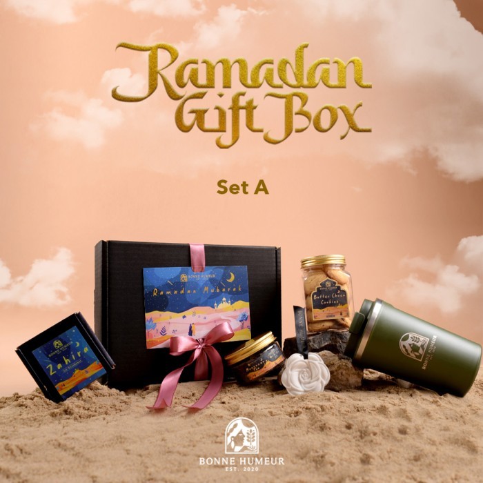 

Bonne Humeur Ramadan Hampers Gift Box Set A – Premium Eid Parcel Lebaran 2025 | Kado Hadiah Idul Fitri Ramadan