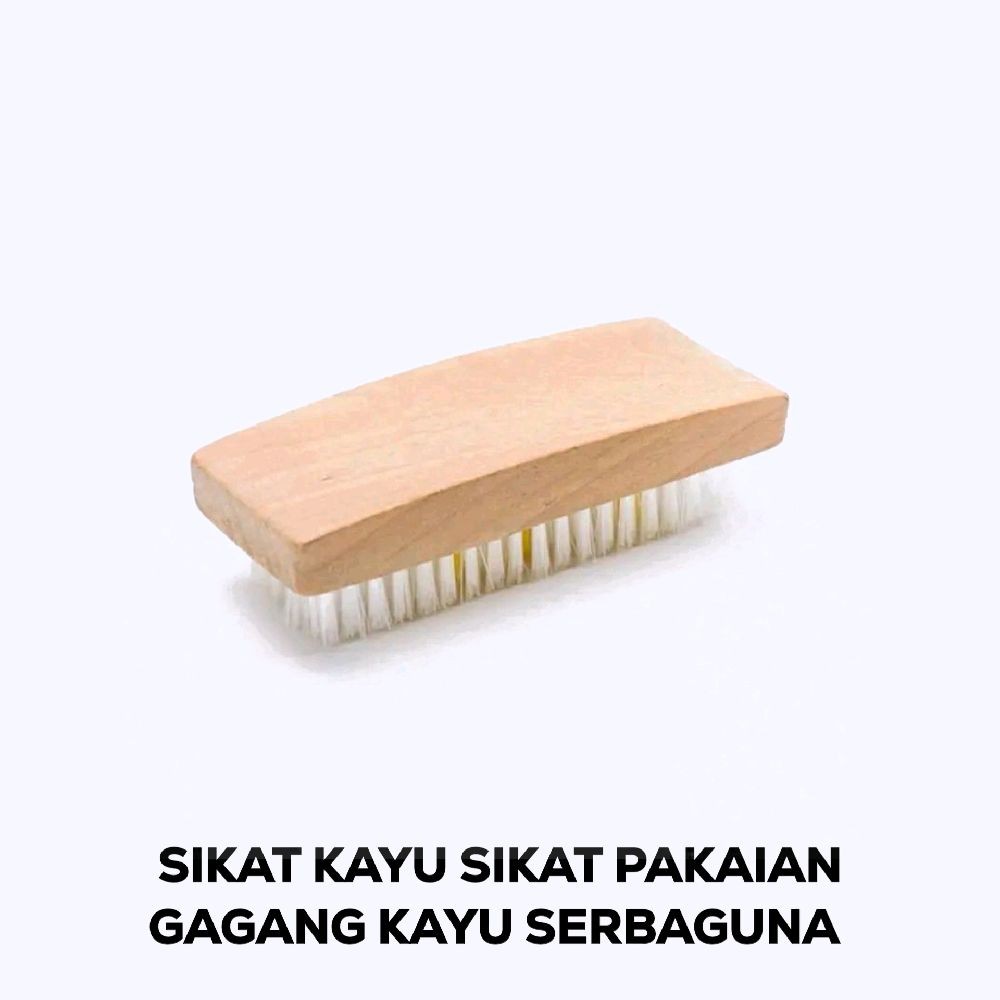 sikat kayu sikat pakaian gagang kayu