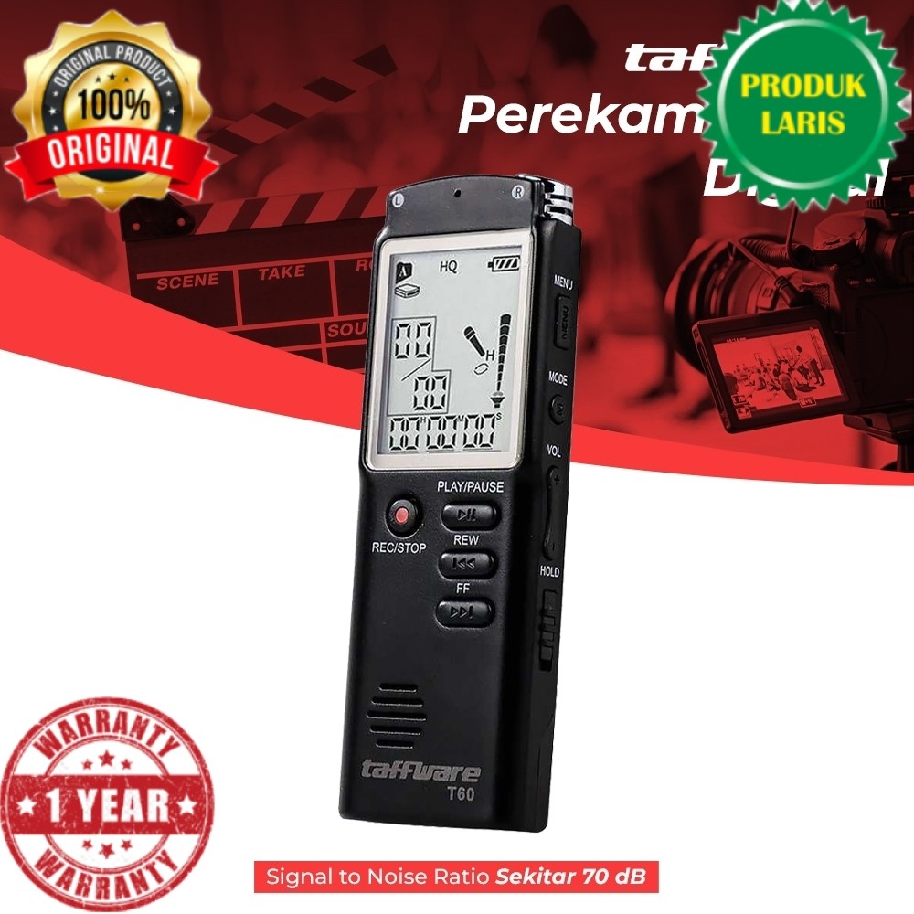 Perekam Suara Digital Support Sony Garansi With Screen Taffware Kizocay To Voice Microphone Professi