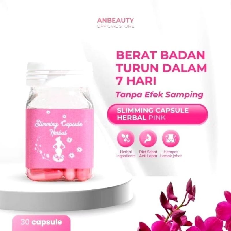 SCH PINK Slimming Capsule Herbal ready stok ya bosku
