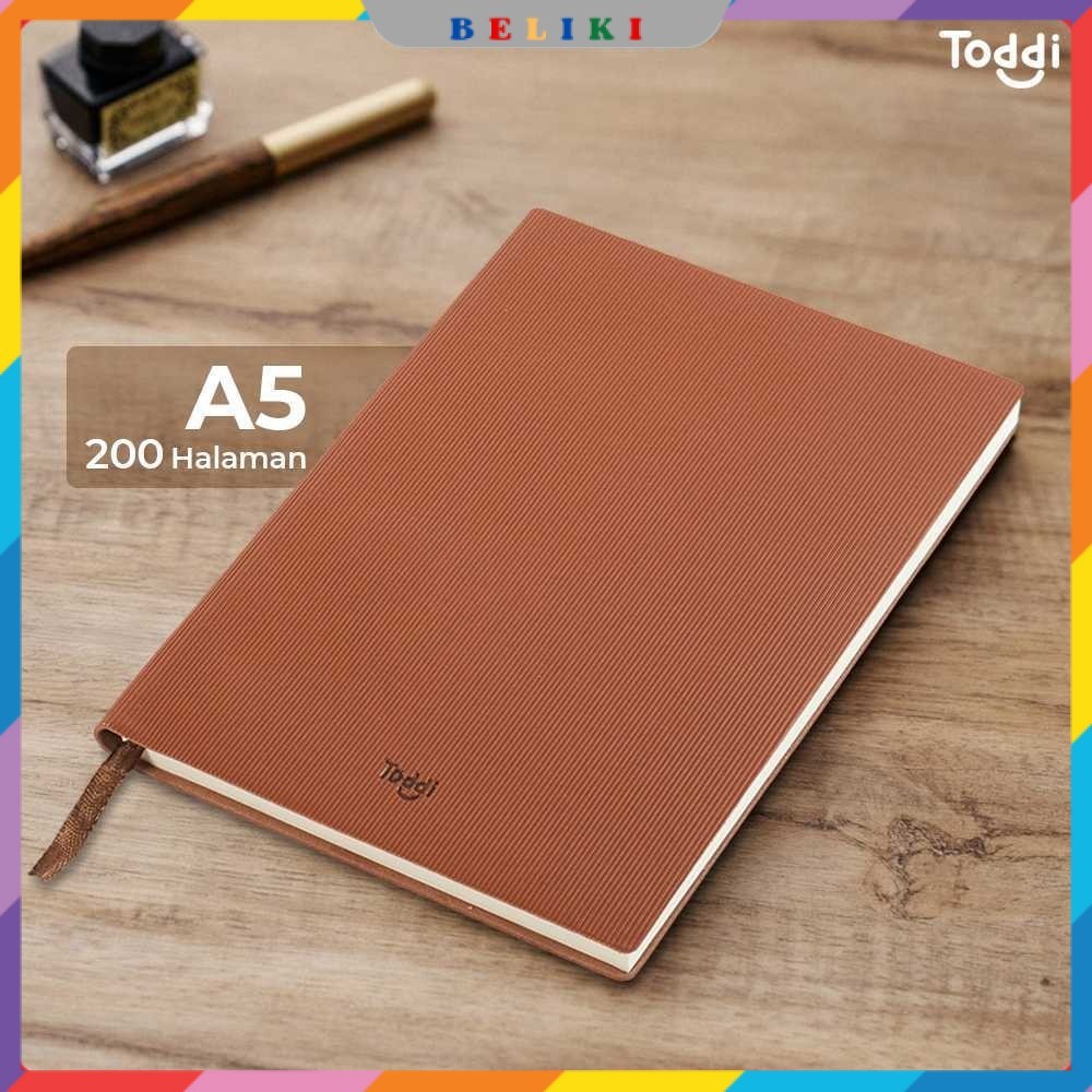 

Toddi Buku Jurnal Leather Notebook Diary 68GSM 200 Halaman Grid - TD101