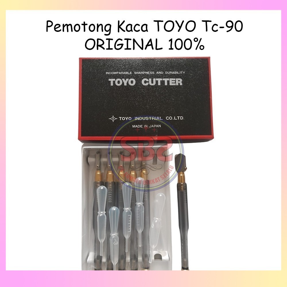 TOYO Pemotong Kaca Toyo TC 90 Asli Alat Pemotong Kaca Original Toyo TC90 Glass Cutter Pisau Kaca