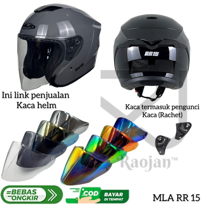 Kaca helm MLA RR15 Visor helm MLA RR 15