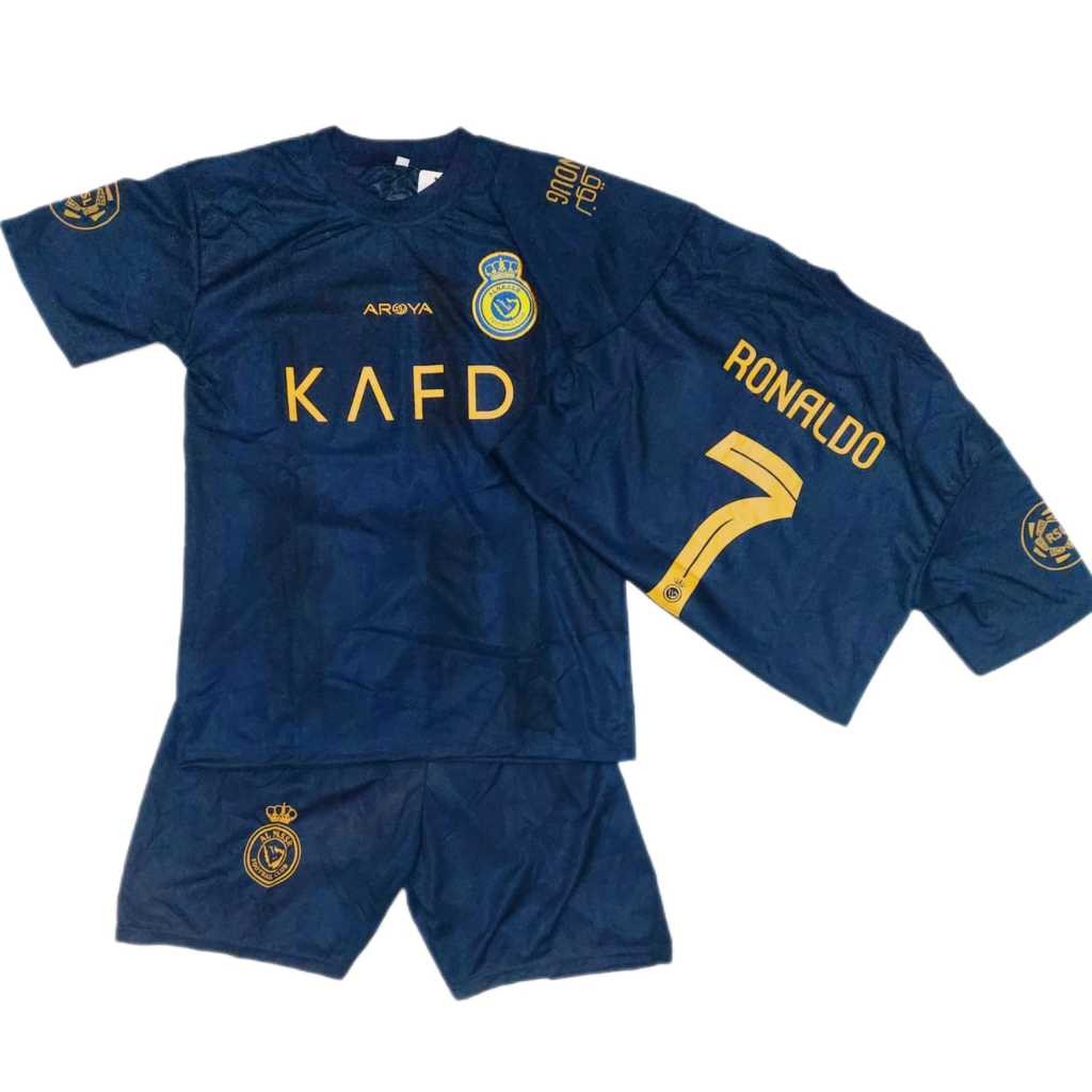 Baju bola Anak laki laki Ronaldo Al NASR ARAB