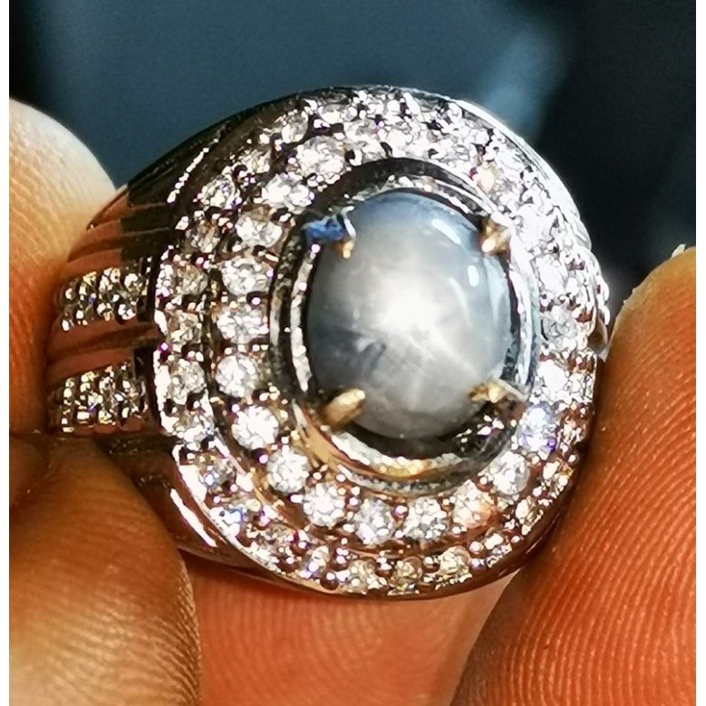 Batu mulia blue shafire star srilanka