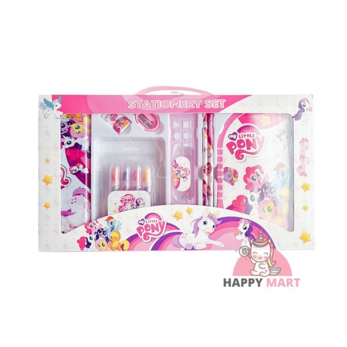 

Kotak pensil unicorn set crayon susun x88238 - Pony, Bubble