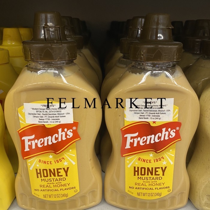 

Frenchs Honey Mustard Made With Real Honey 340 grm