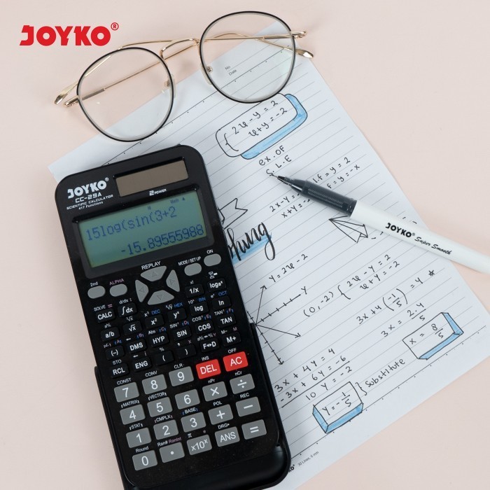 

Joyko Scientific Calculator Kalkulator Ilmiah Joyko Matematika CC-29A