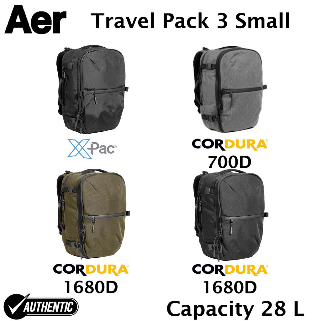 Aer Travel Pack 3 Small Backpack/Bag/Tas Ransel 28L