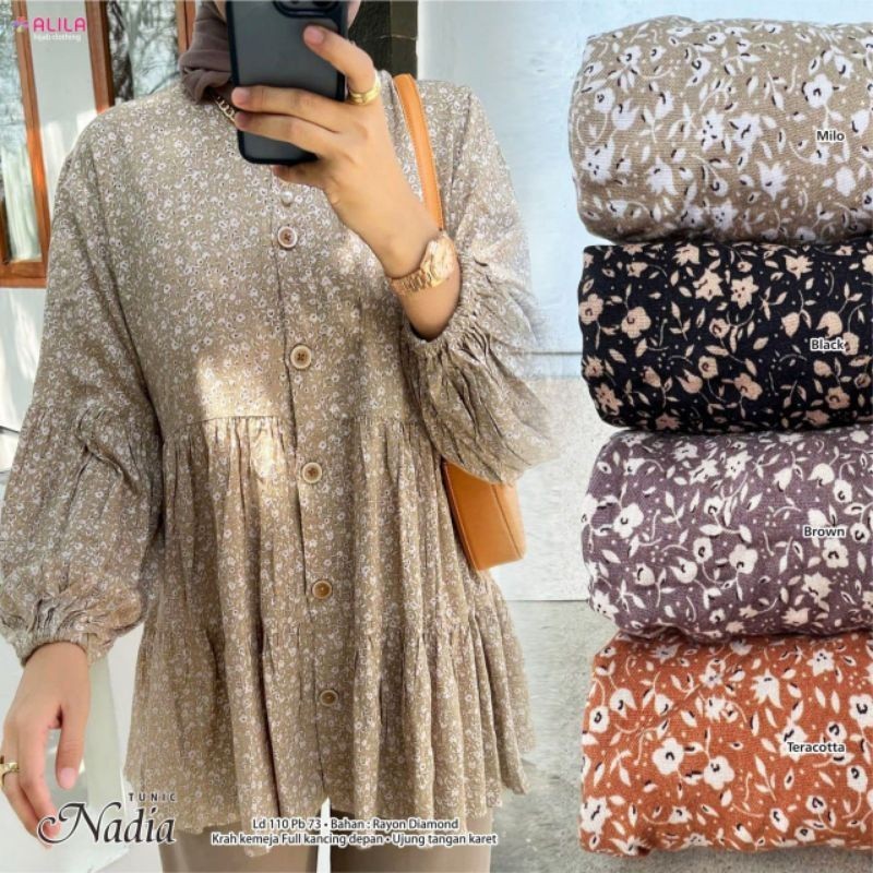 NADIA TUNIK LD 110 RAYON DIAMON MOTIF BY ALILA