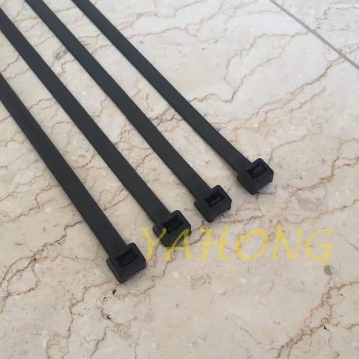 

PROMO!! -hitam Pengikat Kabel Tis Cable Tie Kabel Ties 7.6 x 300 mm 30cm