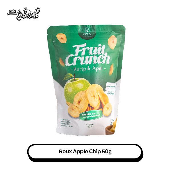 

Roux Fruit Crunch Dried Apple 50g - Keripik Buah Apel Kering Sehat