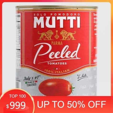

Tomato Peeled Mutti / Whole Peeled Tomato Mutti - 2.5 Kg