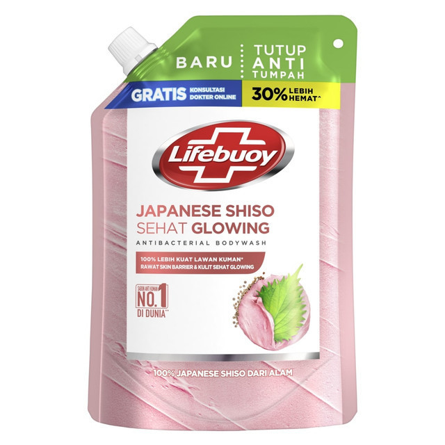 Lifebuoy Shiso &amp; Mineral Clay Body Wash 400ml x4