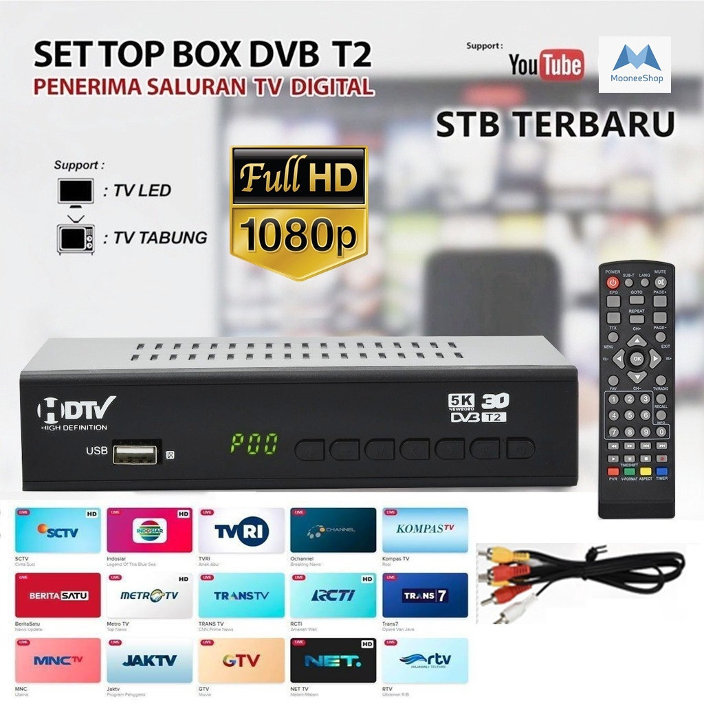 Set Top Box Tv Digital  Receiver TV Digital DVB T2 STB TV DIGITAL HDTV