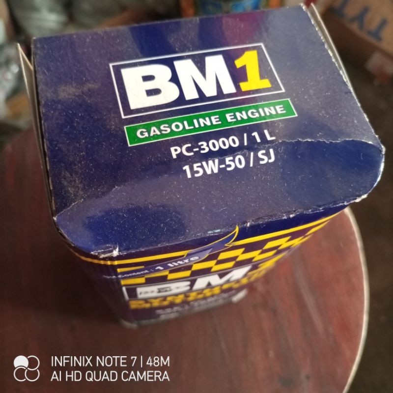 oli mesin 15w50 1l BM 1 pc3000
