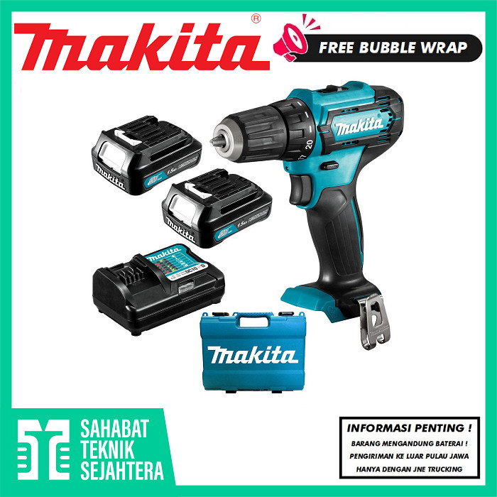 MAKITA DF 333 DWYE Mesin Bor Cordless Drill Tangan Baterai Batre DF333DWYE DF 333DWYE DF333 DWYE DF3