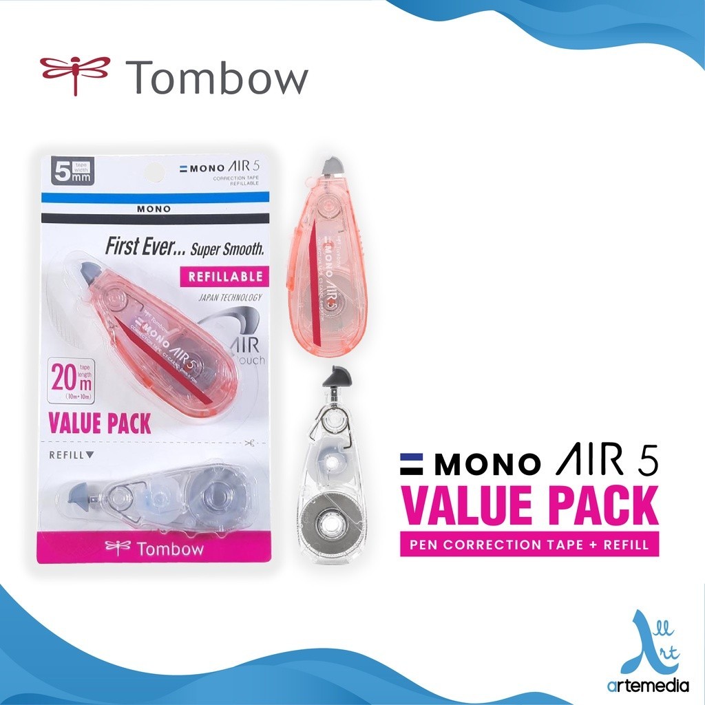 

Tip Ex Kertas Tombow Correction Tape Mono Air Refillable