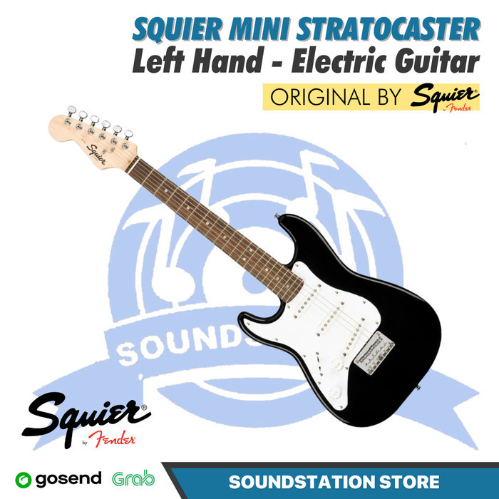 Squier Mini Stratocaster Left-Handed Electric Guitar - Gitar Kidal