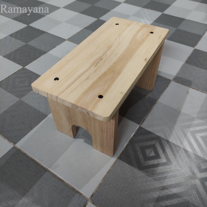 

Kursi Jongkok Kayu / Dingklik Kayu / Jengklok / Kursi Jongkok KECIL - Dingklik 30x15 murah