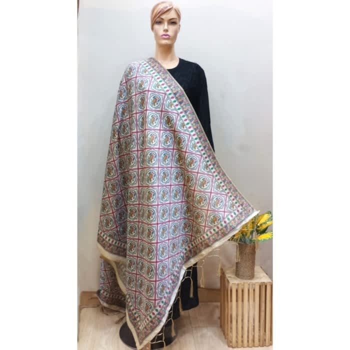 Selendang Silk India Poley / Selendang India /Dupatta