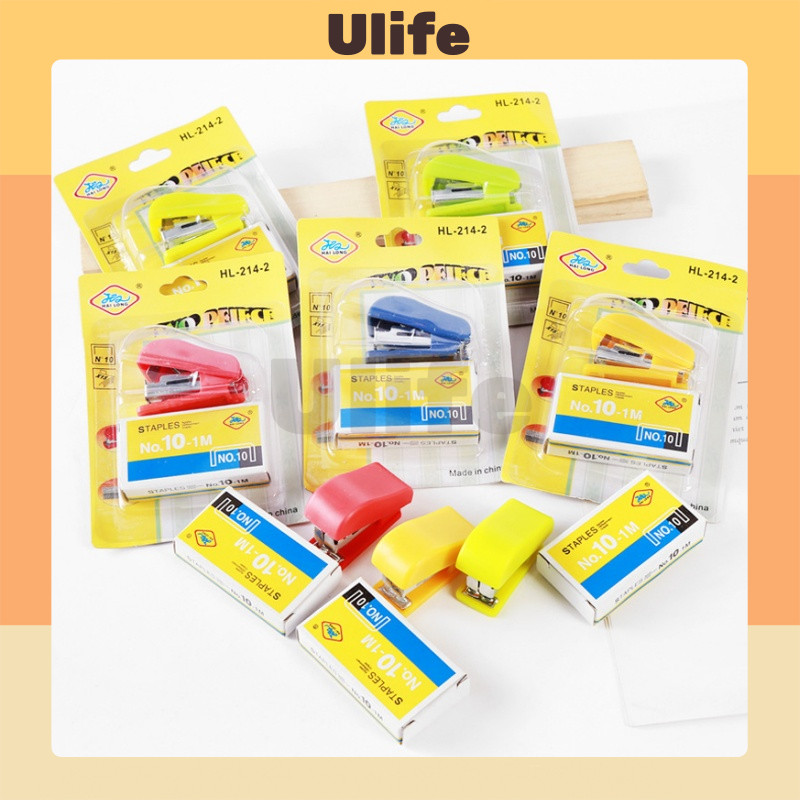 

Staples Stapler Mini Kecil Unik Lucu Anak / Stapler Mini Unik Lucu / Staples Cekrekan Kertas Warna Warni / Perlengkapan Alat Tulis Kantor Sekolah Anak Multifungsi