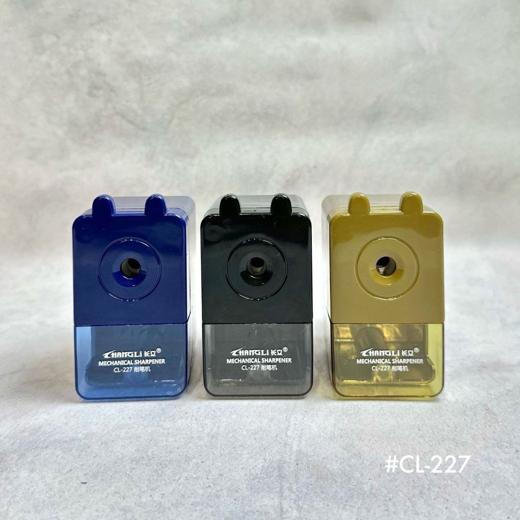 

Rautan Putar Impor CL-227 Serutan Putar Meja Warna Metalic Sharpener Meja Auto In & Out SHABQ