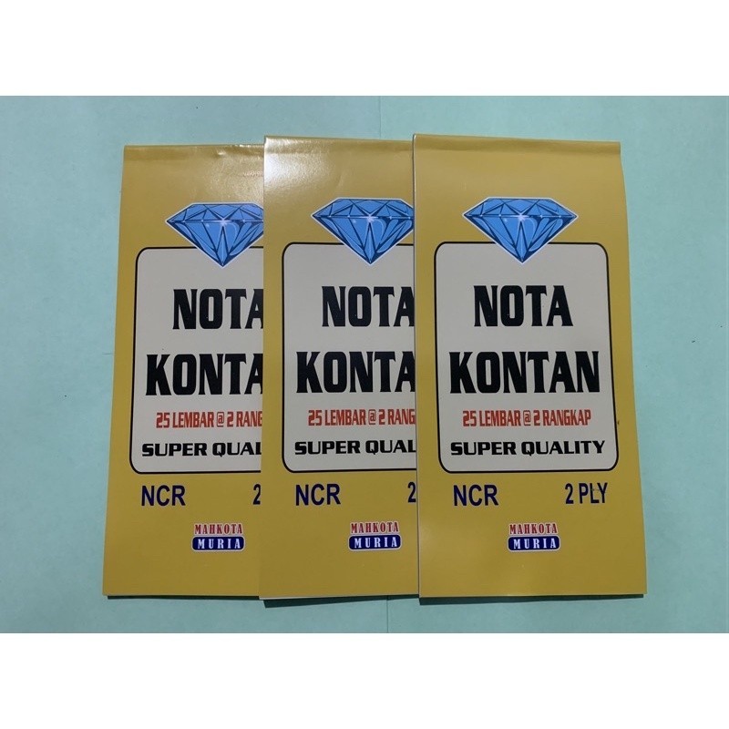 

Nota 2 Ply, Nota NCR, Ukuran Lebih Panjang dan Kolom Lebih Banyak