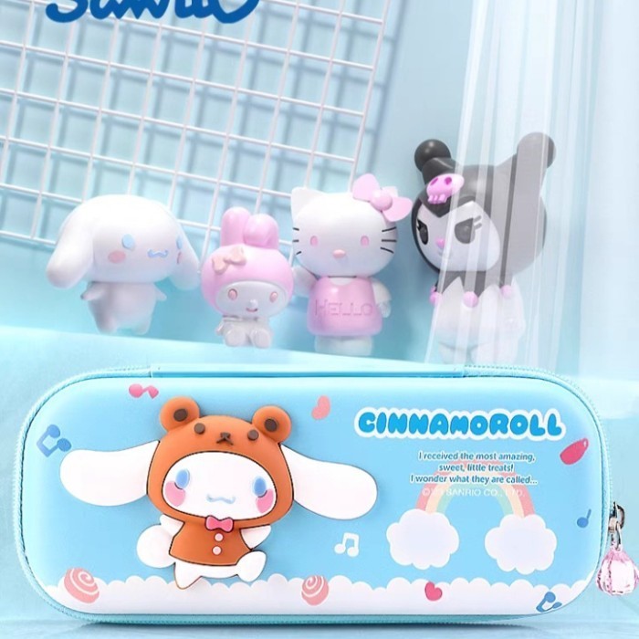 

Andma Kotak Pensil 3D Sanrio ORI / Tempat Pensil Kuromi / Tepak Pensil Kitty - Cinnamoroll