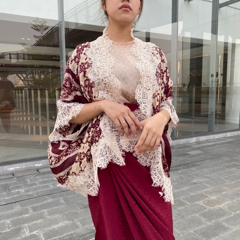 Firda - Outer Kondangan Brukat Lace Ayara (Bahan Viscose)