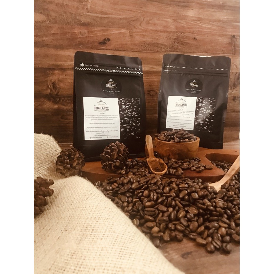 

[Coffee New] KOPI BUBUK PAPUA ARABICA MEDIUM ROASTED COFFEE POWDER 200 GR